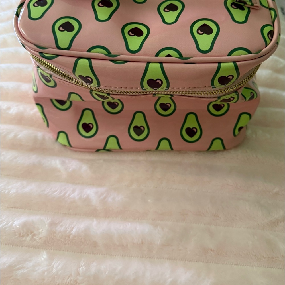 Pink Avocado Print Women's Bag